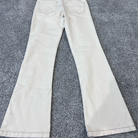 NWT! Kensie The Tessa High Rise Bootcut Women’s Size 10/30 In Cream - Picture 11 of 12